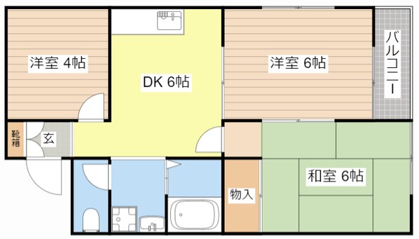 グレイオークの物件間取画像